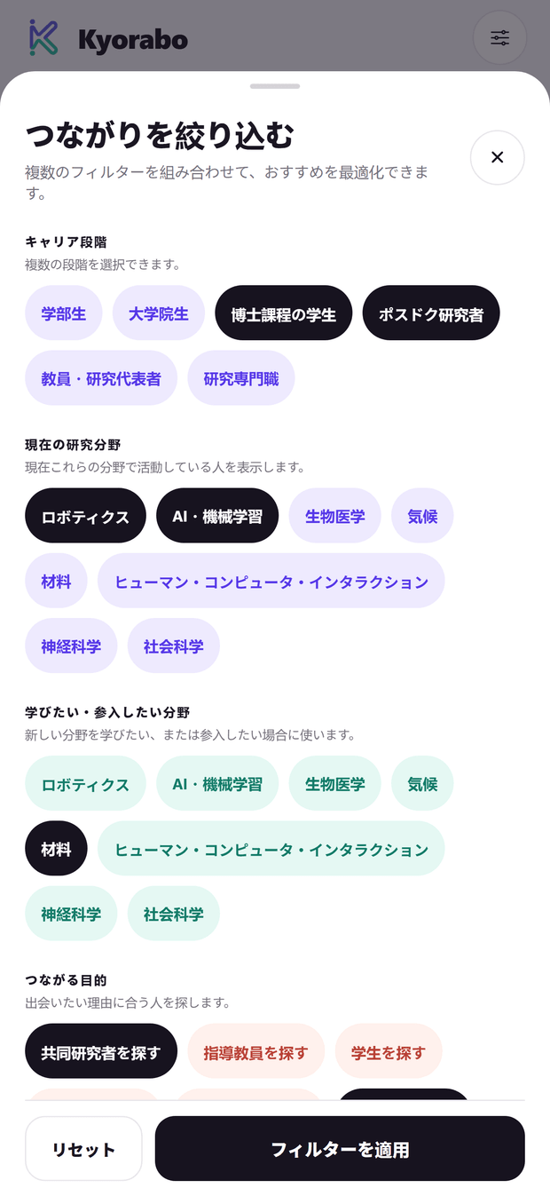 本当に必要な人だけに絞り込む
